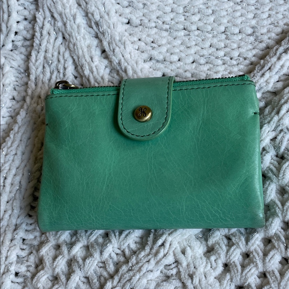 HOBO Ray Light Green Leather Women's Wallet